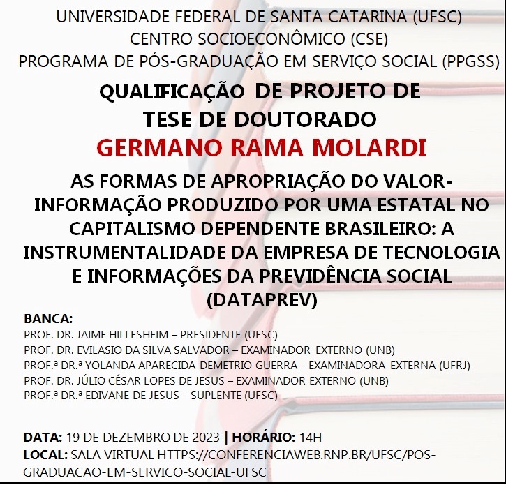 Programa de Pós-Graduação em Serviço Social